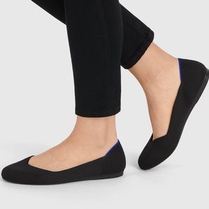 Rothy’s “The Flat” Round Toe In Black - LIKE NEW